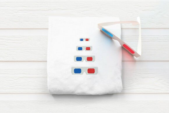3D Glasses Mini Embroidery: A Playful Touch for Seasonal Crafts