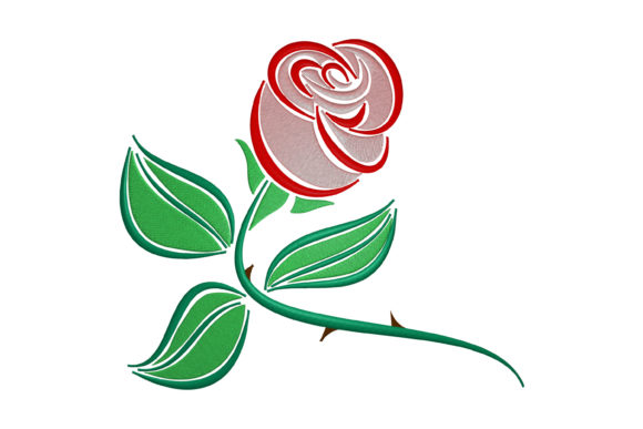 Beautiful Double Rose: A Versatile Embroidery Design for Personalized Gifts