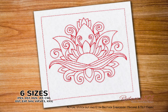 Blooming Lotus Flower: A Designer’s Review for Personalized Embroidery Gifts
