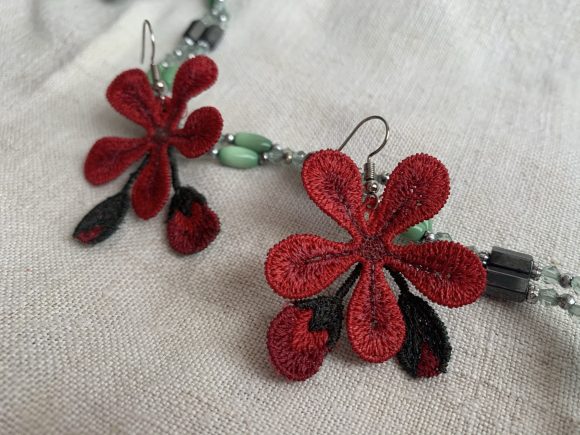 Geranium Earrings
