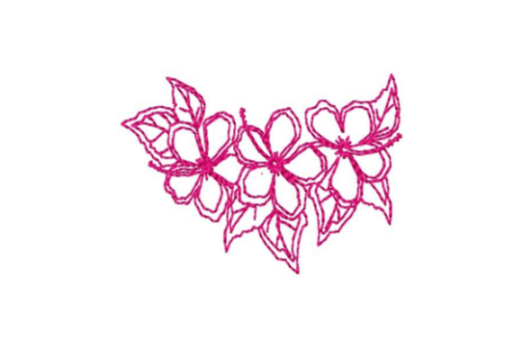 Hibiscus Outline Border Review for Craft Fair Sellers