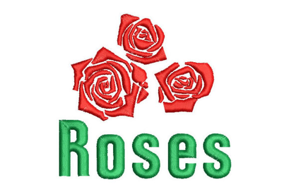 Roses: A Charming Embroidery Design for Personalized Gifts
