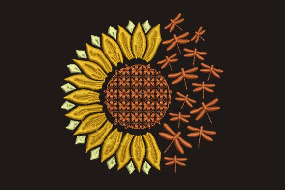Sun Flower Embroidery: A Bright Addition to Seasonal Creations