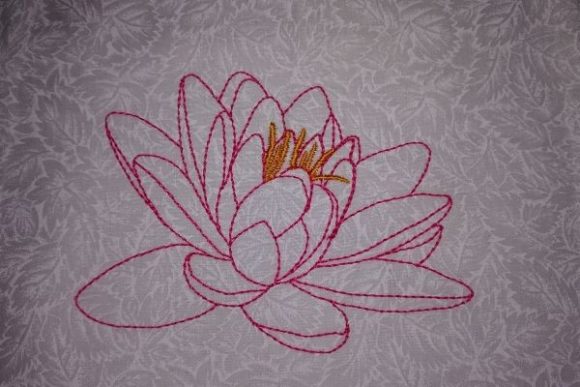 Water Lily: A Delicate Touch for Meaningful Embroidered Gifts